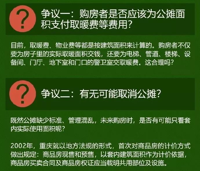 取消公摊费用，重塑透明公正的居住成本结构