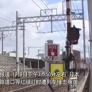 中国游客日本被撞身亡 监控曝光