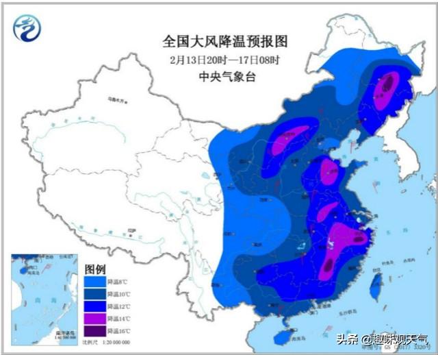 寒潮来袭！8省区迎暴雪与大雾的挑战